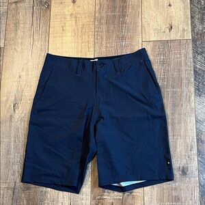 DC Shoe Co Men's Dark Blue Flat Front Shorts Size 27